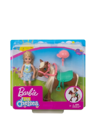 Poza cu Papusa Barbie Chelsea si Ponei