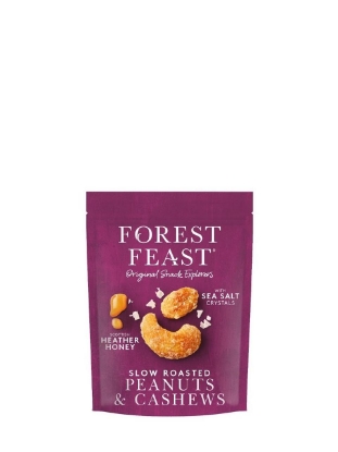 Poza cu Forest Feast Honey Roast Peanuts and Cashews 120 g