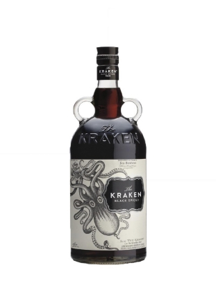 Poza cu The Kraken Black Spiced Rum 1 L