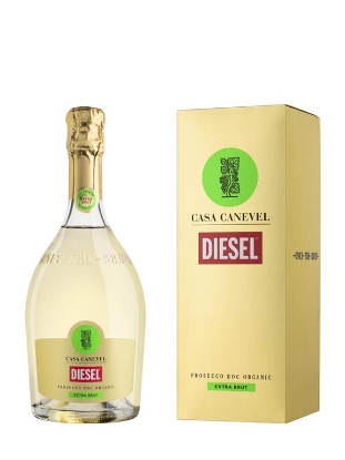 Poza cu Casa Canevel Diesel Prosecco Doc Organic Extra-Brut White Sparkling Wine 0.75 L